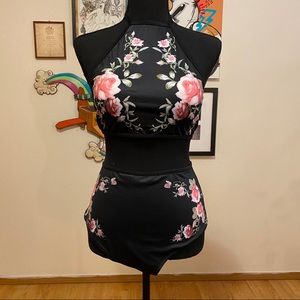 Floral Two Piece Swimsuit